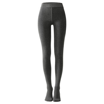 Leggings ສີຂີ້ເຖົ່າເຂັ້ມຂອງແມ່ຍິງດູໃບໄມ້ລົ່ນແລະລະດູຫນາວ