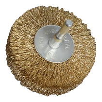 Brosse électrique Brosse meulage de rouille barbelé en laiton brossé de fer brossé de nettoyage brossé de nettoyage brosses en acier Brosse de fil à brosse polie pinceau