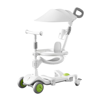 Children's scooter 1 to 3 years old can sit and ride three-in-one