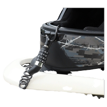 Motorcycle helmet lock 4-digit password wire lock alloy steel electric vehicle bicycle helmet anti-theft cable lock