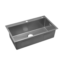 Moen kitchen sink 304 stainless steel large single tank gun gray nano oil-resistant dishwashing sink 75313 75613
