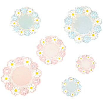 Daisy insulation mat flower hanging PVC anti-scalding silicone mat ຄົວເຮືອນ waterproof placemat coaster bowl mat ແຜ່ນ mat