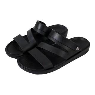 越南进口夏橡胶不吸水凉拖鞋男老式沙滩拖鞋英伦防滑软底女凉鞋