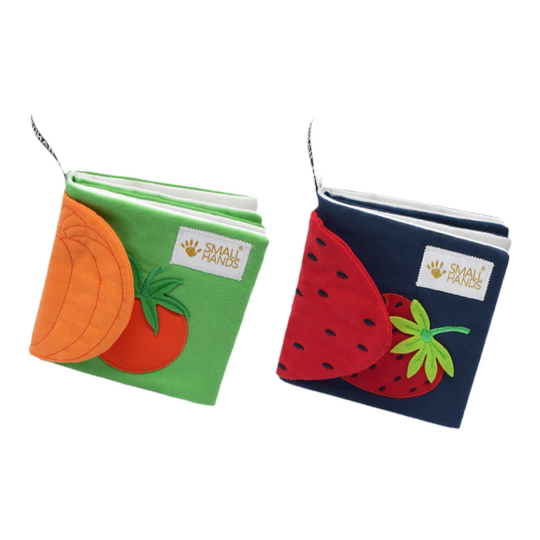 smallhands小手唤醒多维感官触摸布书撕不烂可啃咬新生儿玩具套装