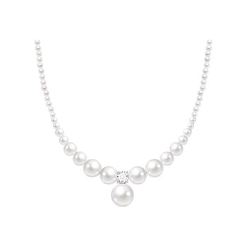 High-end luxury pearl necklace for women, super beautiful