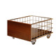 Under bathroom cabinet dirty clothes basket trolley sundries storage basket