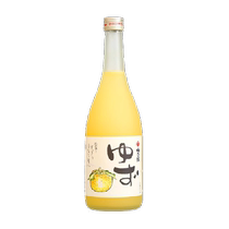 Japan imported Umenosu yuzu wine 720ml sweet fruit wine plum wine foreign wine green plum wine womens cocktail mixing