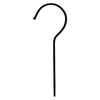 ເສື້ອຜ້າ hanger hook clothes store solid wood plastic trouser clip hook thick long round flat hook gold black silver clothes hook accessories