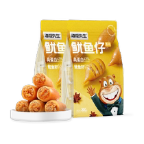 Mr. Beaver Squid with seeds 200g*2 bags casual ready-to-eat Internet celebrity seafood snacks
