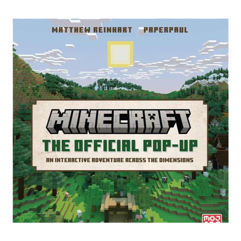 【现货】我的世界：官方互动立体书Minecraft: The Official Pop-Up英文艺术插画原画设定集进口原版图书精装 ...
