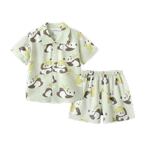 babyloves junejunior childrens parent-child set gauze can go out summer home wear two-piece set