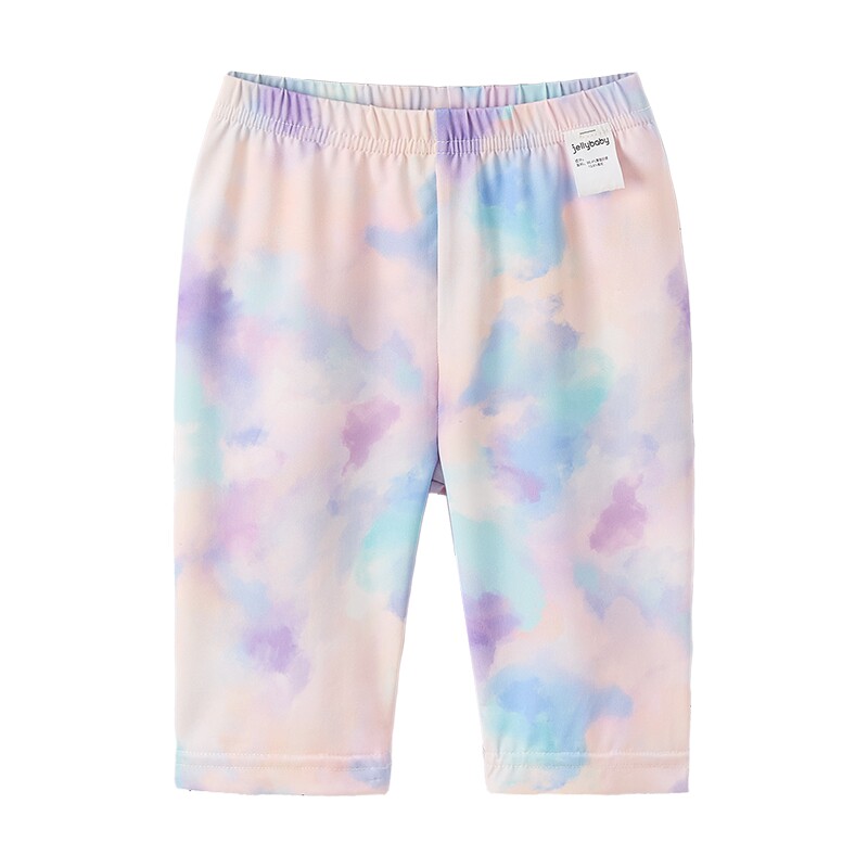 Jerry Baby children's leggings summer baby cropped pants sun protection girls yoga pants quick-drying pants for older girls