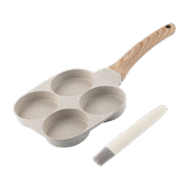 onlycook four-hole egg burger pot egg burger pot home breakfast omelette pot medical stone non-stick frying pan