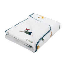 -BEBETOUR Alices Journey Warm Blanket Baby Autumn and Winter Cover Blanket Plus Velvet Quilting