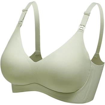 October crystal 5D maternity nursing bra anti-sagging push-up postpartum breastfeeding ແລະຊຸດຊັ້ນໃນພິເສດຂອງການຖືພາ