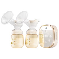 SnowBear Little White Bear Bilateral Breast Pump Electric Underwear Hands-Free Massage Breast Milk Milking Machine Suction and Collecting Milk