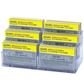 Keji business card box transparent business card box multi-layer exhibition