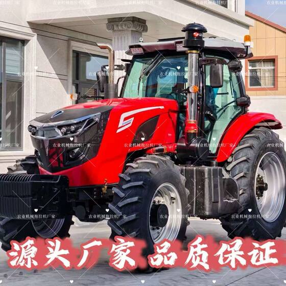 Agricultural Diesel Tractor, Low-Profile Greenhouse Orchard Rotary Tiller, Four-Wheel Drive, High-Power Ditching and Plowing Machine 504