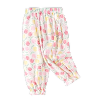 Balabala pantalons pour enfants pantalons pour filles 2024 printemps et été nouveaux vêtements pour enfants bébé pantalons décontractés anti-moustiques à fleurs