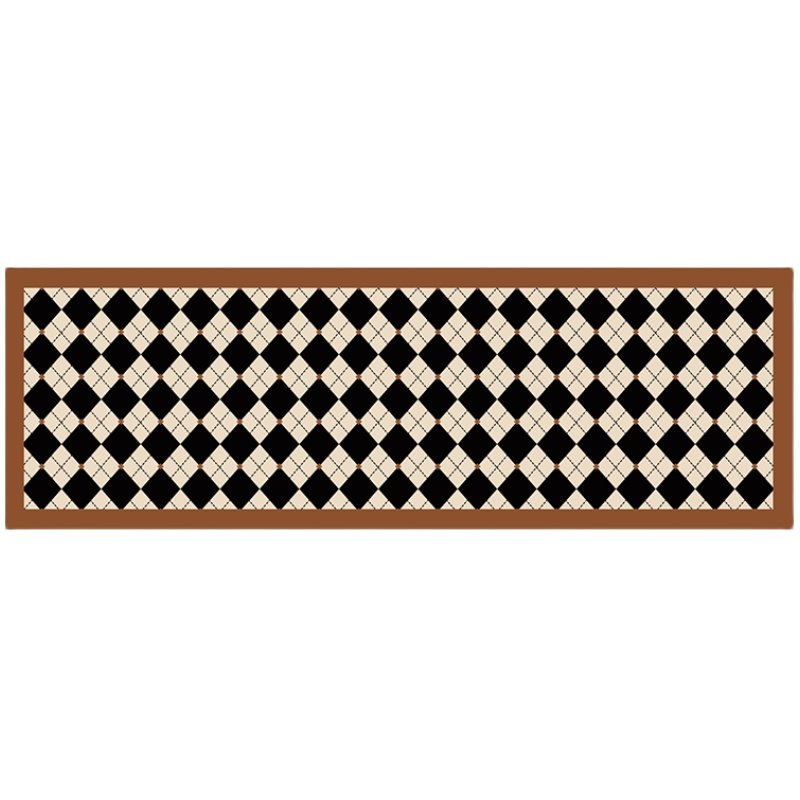 Light luxury trendy 60*200cm bedside blanket doormat long water-absorbent machine washable stain-resistant balcony kitchen mat bay window corridor