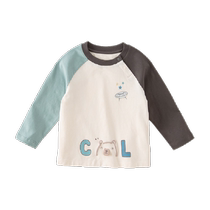 David Bella childrens long-sleeved T-shirt 2024 spring new boys bottoming shirt new top T-shirt