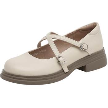 Dadong marie jane shoes french women's singles leather shoes