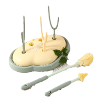 Straw Brush Bottle Cleaning Brush Baby Pacifier Straw Cleaning Brush Extra Long and Bold Cup Lid Cleaning Brush Artifact