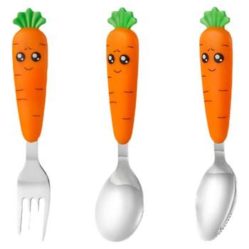 Cartoon spoon baby tableware set stainless steel