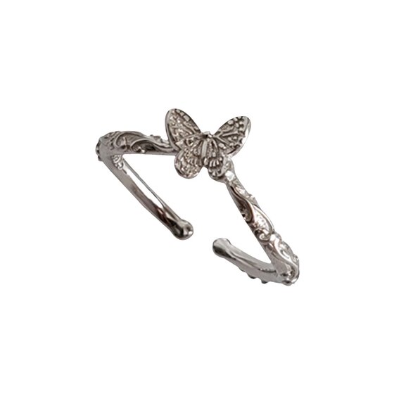 hellojune 925 Silver Pilling Flying Ring