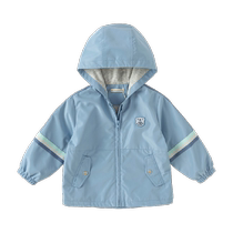 (Same style in the mall) David Bella Childrens Jacket 2024 Spring New Boys Tops Mens Windproof Jackets
