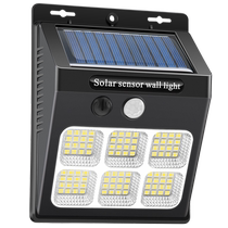 New solar garden outdoor light household rural gate outdoor lighting human body induction waterproof voice-controlled wall light