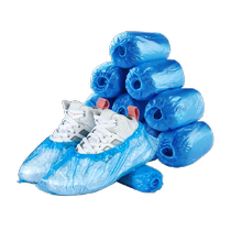 Temeiju disposable thick and tough shoe covers 200 pieces machine room factory model room household waterproof anti-slip foot covers