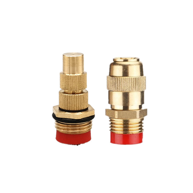 4-point copper adjustable atomization spray head roof cooling gardening sprinkler lawn watering flower spray spray head