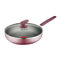 Supor pan non-stick pan household poly-oil fire red dot pancake pan steak frying pan gas induction cooker universal