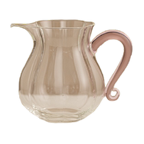 Weiminnuo glass fair cup side handle tea divider high borosilicate thickened male cup 300ml heat-resistant tea sea S handle male cup