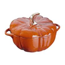 staub enamel shaped pot art shaped pot pumpkin pot tomato pot milk pot cast iron pot soup enamel stew pot