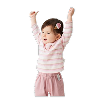 Balabala childrens t-shirt boys long-sleeved girls tops bottoming shirt 2024 new autumn wear cotton comfortable and cute