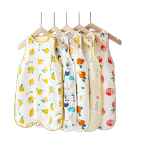 Sac de couchage dété pour bébé style gilet fin en gaze de coton pur sans manches pour nouveau-né et enfant couette anti-coups de pied printemps et automne