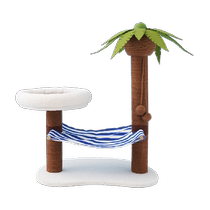 Zeze coconut tree island cat climbing frame cat nest integrated cat scratching post cat scratching board does not shed crumbs wear-resistant toy