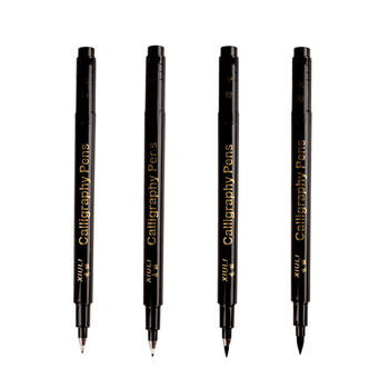 Xiuli pen refillable black nylon hard pen calligraphy