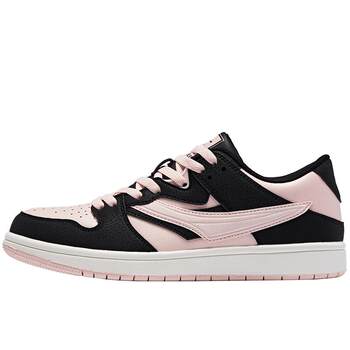 Jordan thin-soled shoes for women's flagship store genuine new student sports casual shoes lightweight and versatile rubber black powder