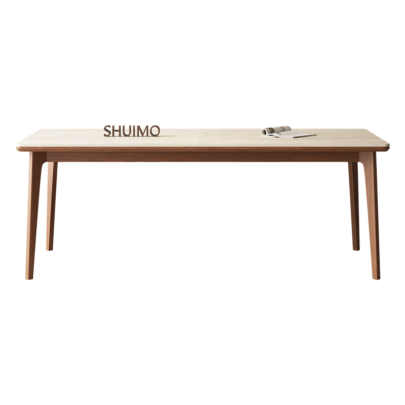 Delifengdong stone white wax solid wood dining table in Foshan, Guangdong