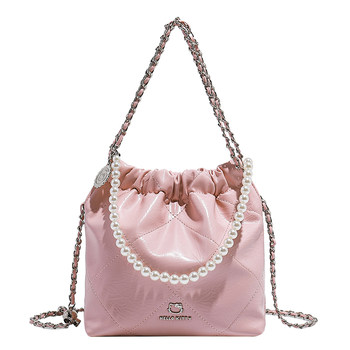 Hellokitty chain casual garbage bag hobo bag
