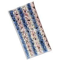 3-слойный спрей для завивки цвета [дымчатый синий + розовый] 50 шт.