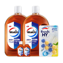 Velox high-efficiency disinfectant 1Lx2 bottles portable 60mlx2 pieces Qingkexin toilet cleaning ball 50g*2