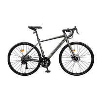 Permanent aluminum alloy flat handlebar road bicycle lightweight adult mens bicycle curved straight handlebar racing grade variable speed racing car
