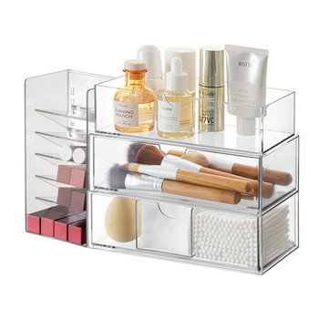 Lazy corner combination mirror cabinet storage box
