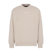 EMPORIO ARMANI Armani 2024 autumn couples same style cotton round neck pullover heavy sweatshirt