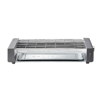Bear multifunctional electric barbecue grill household non-stick baking pan barbecue machine indoor iron plate barbecue meat iron mesh