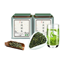 Rizhao green tea fried green first-class green tea 2023 spring tea chestnut strong flavor self-drink specialty ration tea 125g